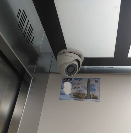camara en ascensor malaga